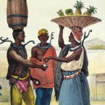 Pintura de Debret, Escravos de ganho.